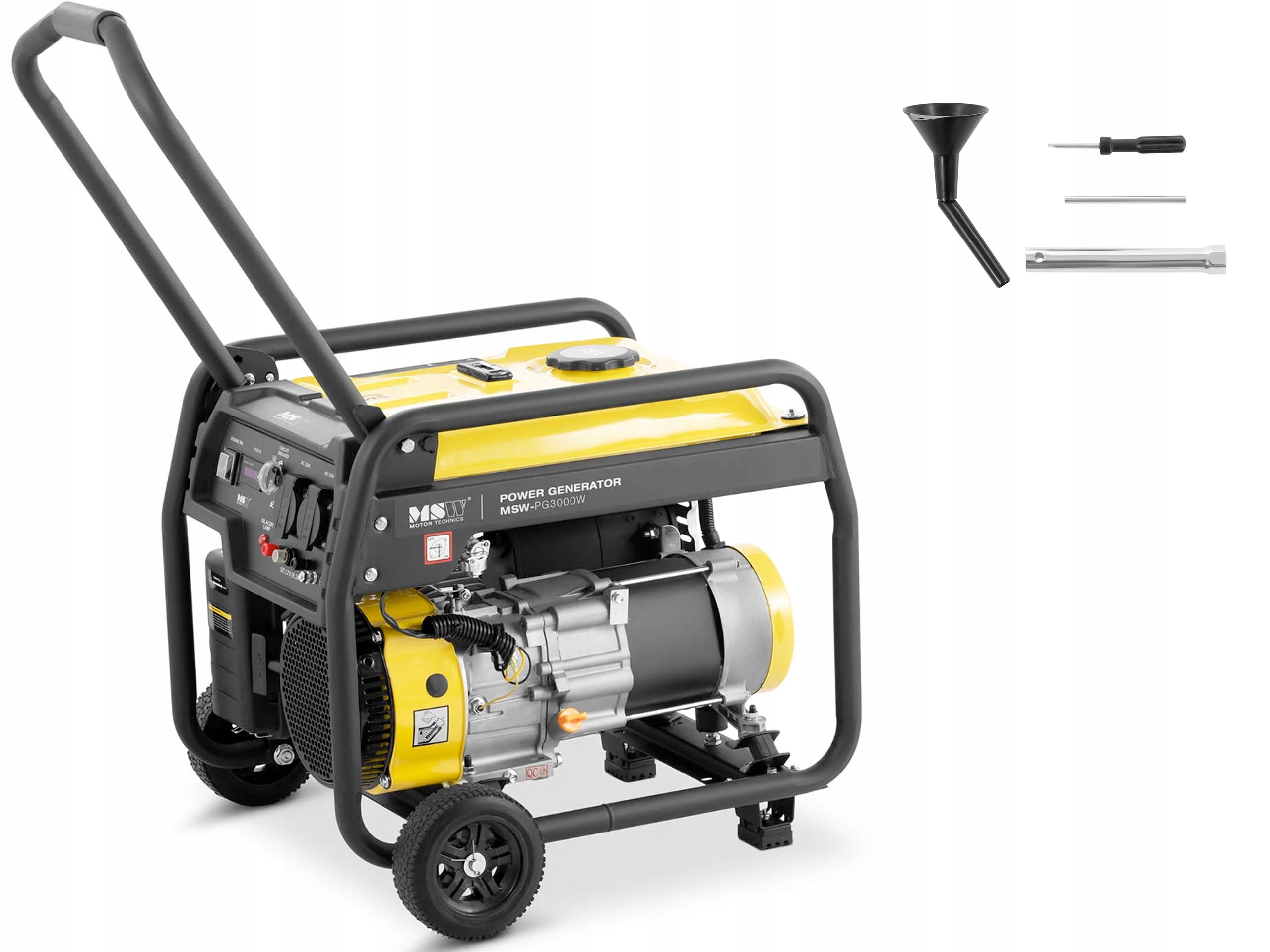 GENERÁTOR 3000W BENZÍN 230V AVR 7KM